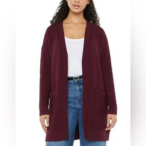 Gap Women's Long Sleeve 100% Cotton Open Cardigan Seed Knit with Pockets 😍